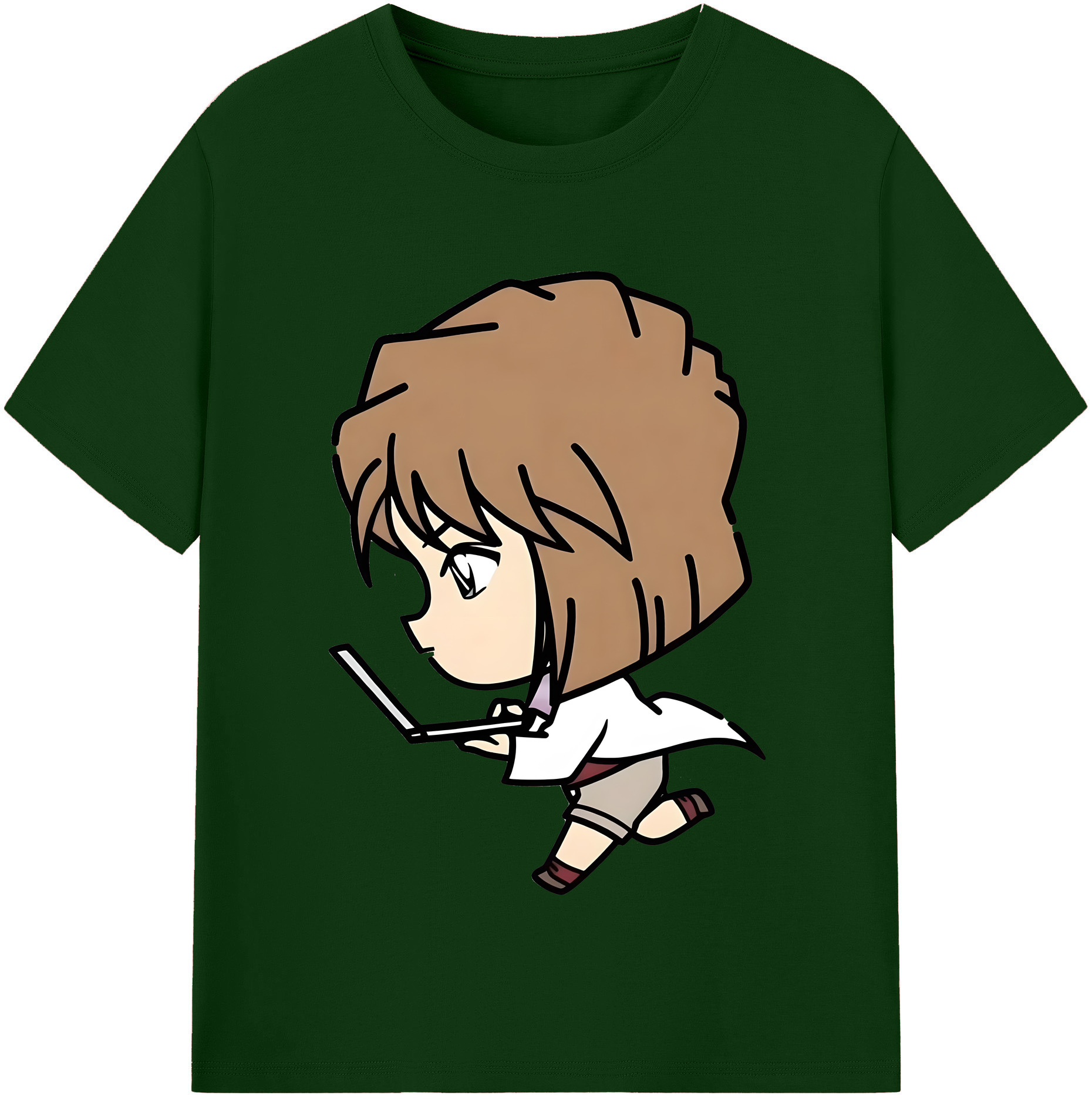 （画像用） 名探偵コナン 灰原 哀 はいばら あい Detective Conan Anita Hailey、Vi Graythorn Haibara Ai 綿100％半袖Tシャツ（フロントプリント）